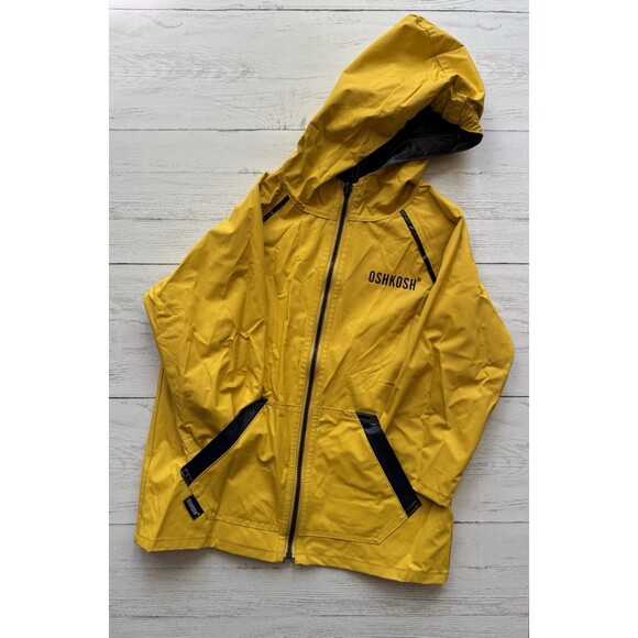 Vintage Oshkosh B'Gosh Raincoat REVERSIBLE Kids 3X Toddler Boys Girls Rain Coat - Picture 10 of 12